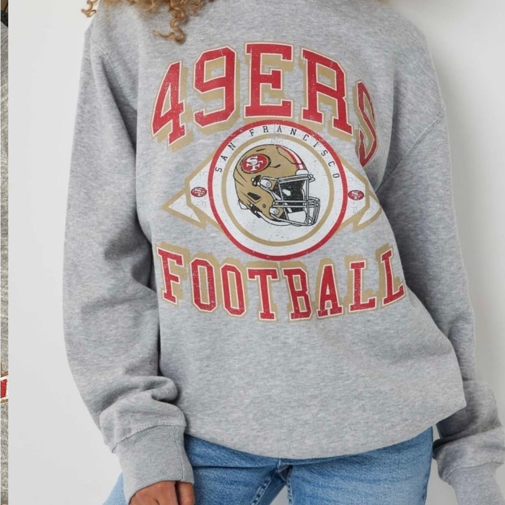49ers Football Gray Sweatshirt